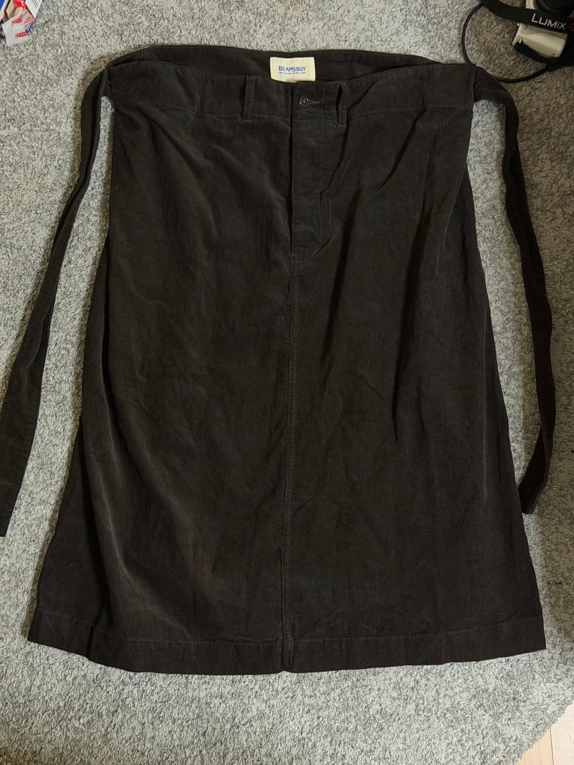 빔즈보이 코듀로이 벨티드 스커트 상품이미지3