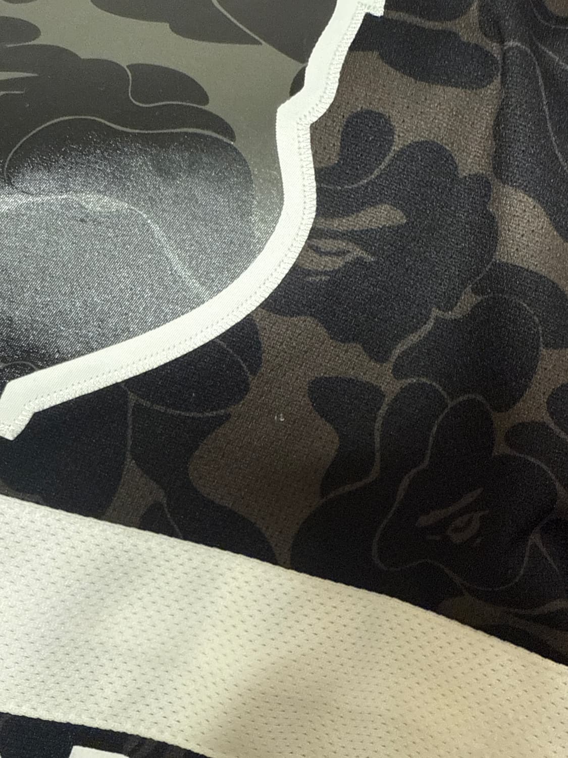 베이프 X 미첼엔네스 NHL 메쉬 하키 롱슬리브 져지 티셔츠 상품이미지2