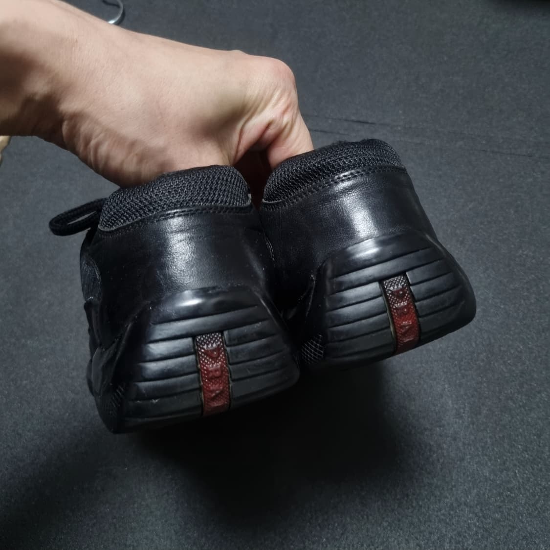 프라다 아메리칸컵 uk9.5 블랙 상품이미지4