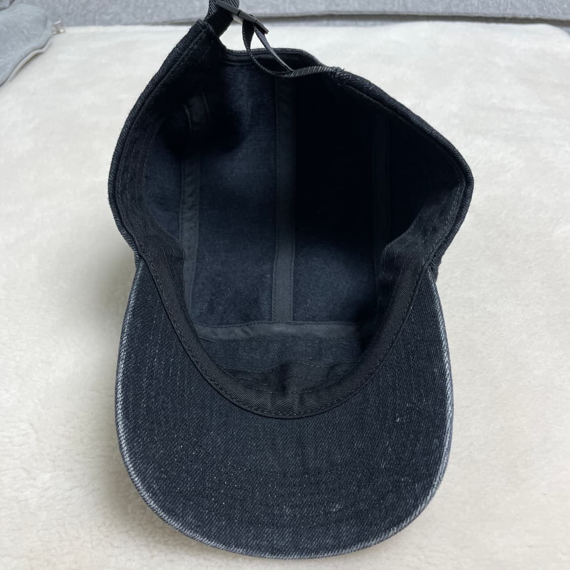 슈프림 데님 캠프캡 블랙 24SS 상품이미지4