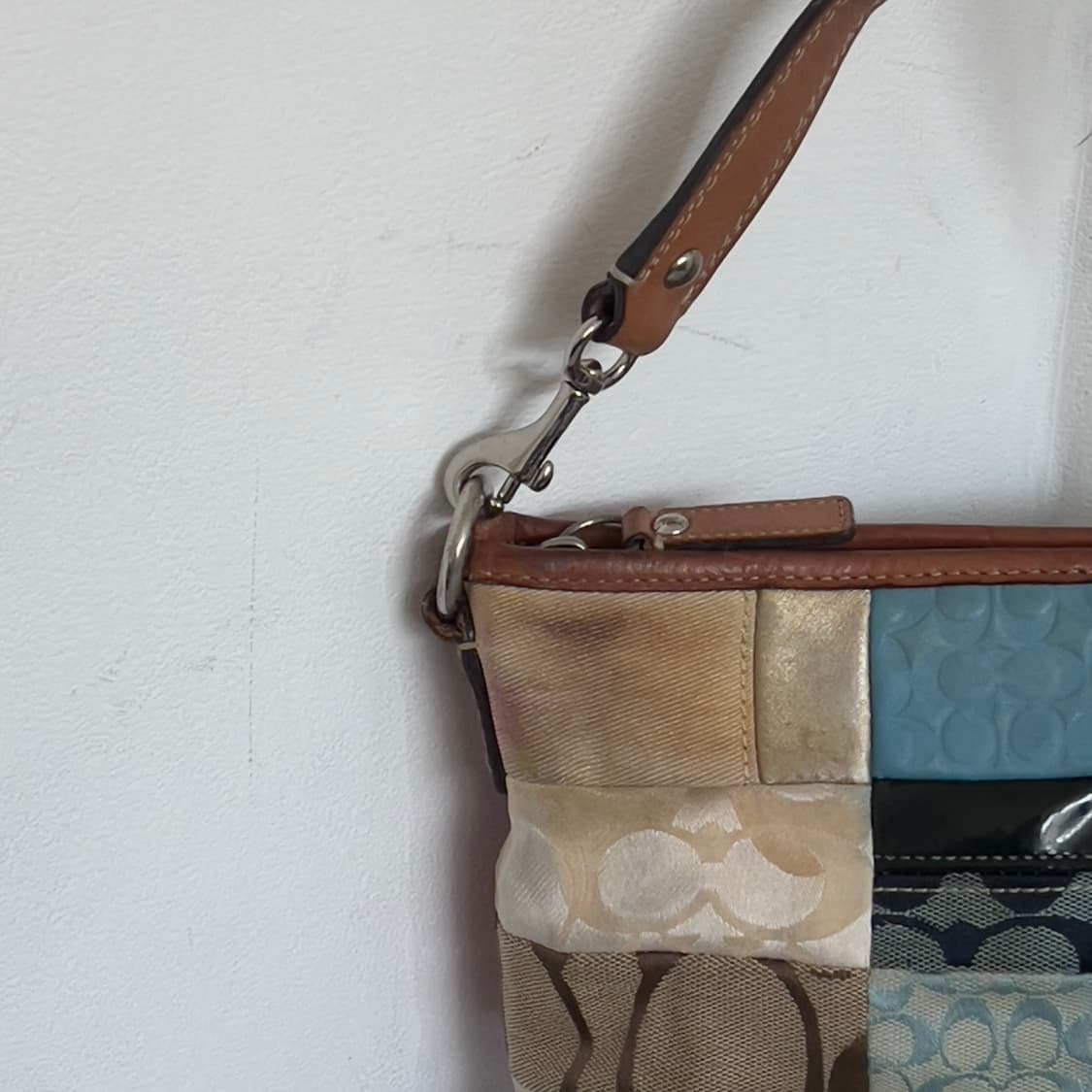 Vintage Coach patchwork shoulder bag 상품이미지3