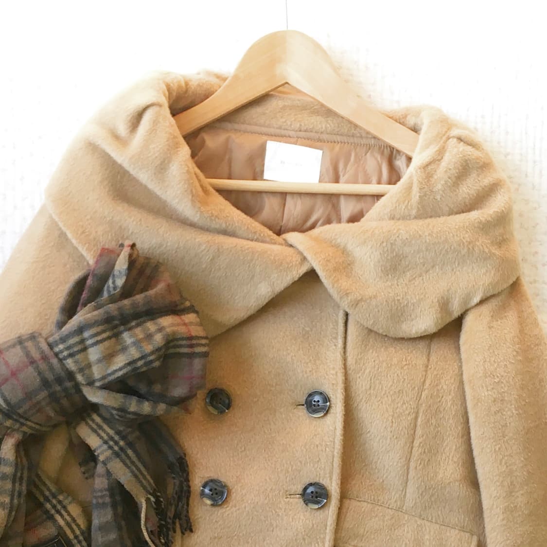 JPN/ 모리걸코트 모리룩코트 만투카라코트 둥근카라코트 모리룩숏코트 상품이미지2