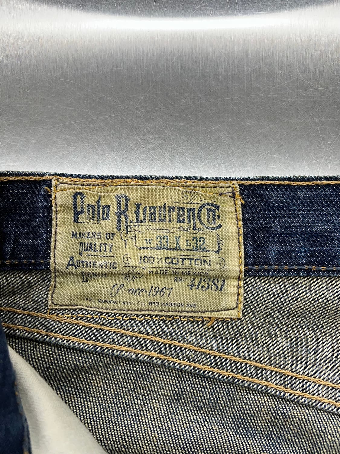 폴로 랄프로렌 클래식 650 스트레이트 데님 팬츠 상품이미지7