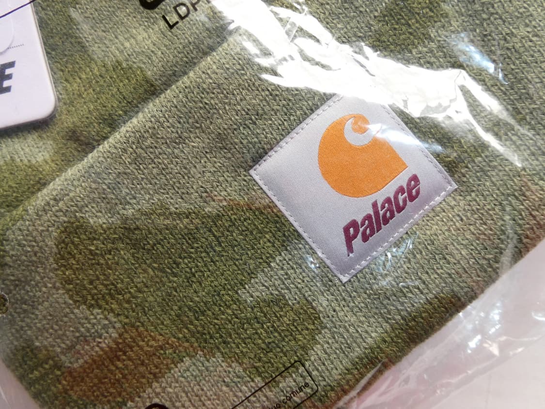 팔라스 × 칼하트 카모 비니 그린 상품이미지4