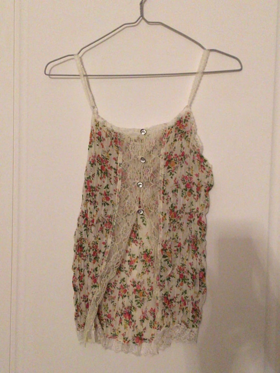 플라워 레이스 슬립 나시 상품이미지1