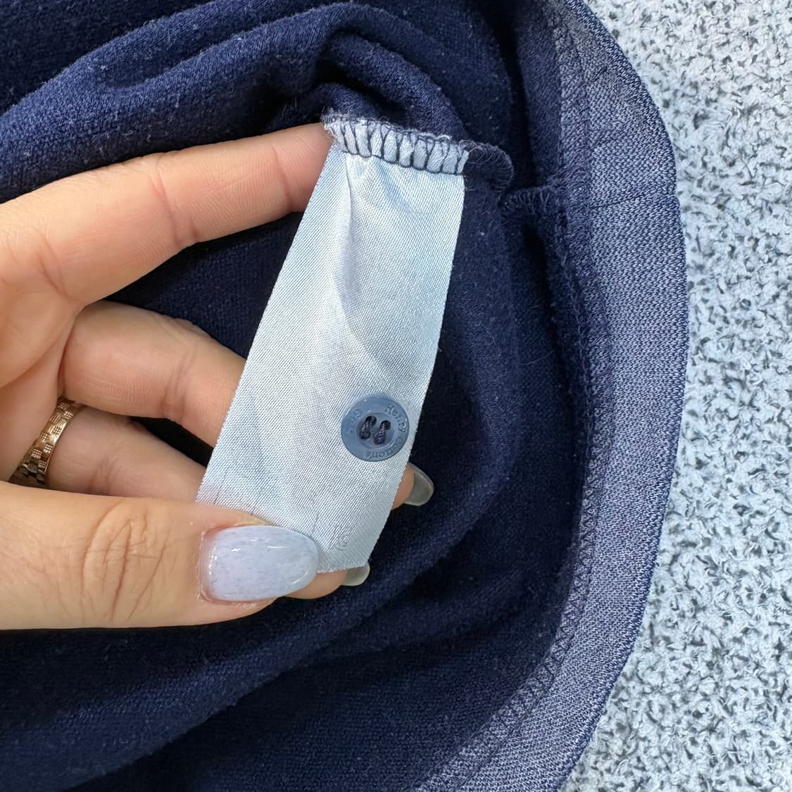 100 헨리코튼 골프 긴팔티 카라티 회색 0319J 상품이미지4