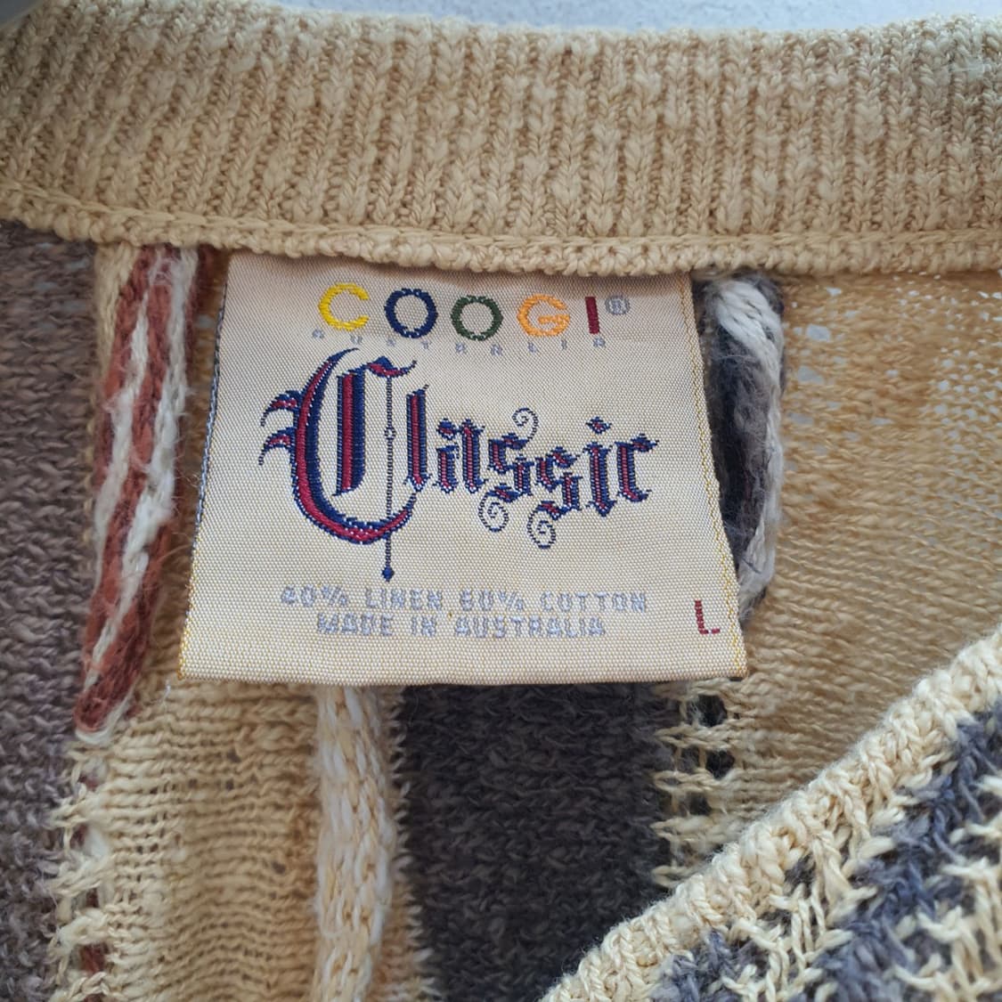 쿠지 케이블 니트 상태최상 상품이미지3