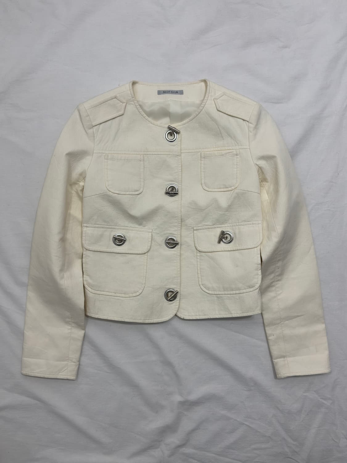 scot club design cotton jacket 상품이미지1