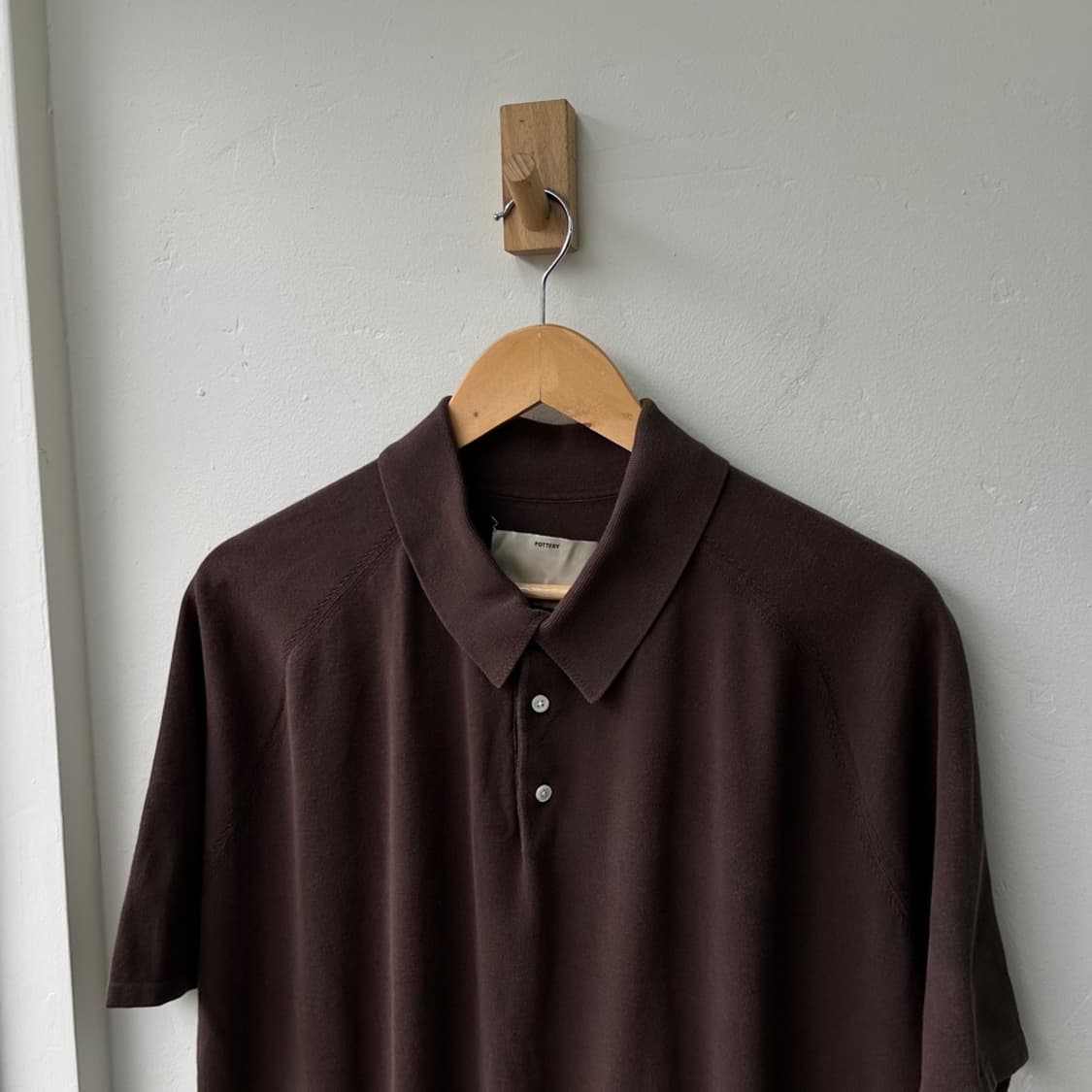 16755 - 포터리 브라운 반팔 카라티 상품이미지1