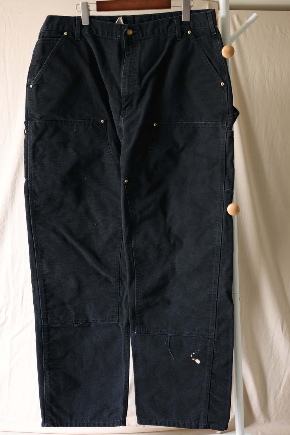 칼하트 더블니 카펜터 팬츠 B01 BLK 40/34 (허리38) 상품이미지1