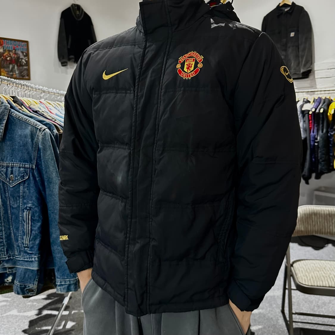 나이키 맨유 박지성 덕다운 패딩 상품이미지1