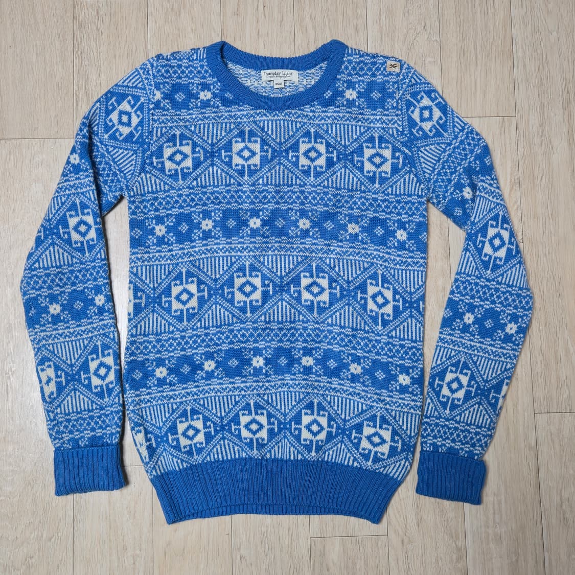 Thursday Island 울혼방 패턴 니트 85(S) 상품이미지5