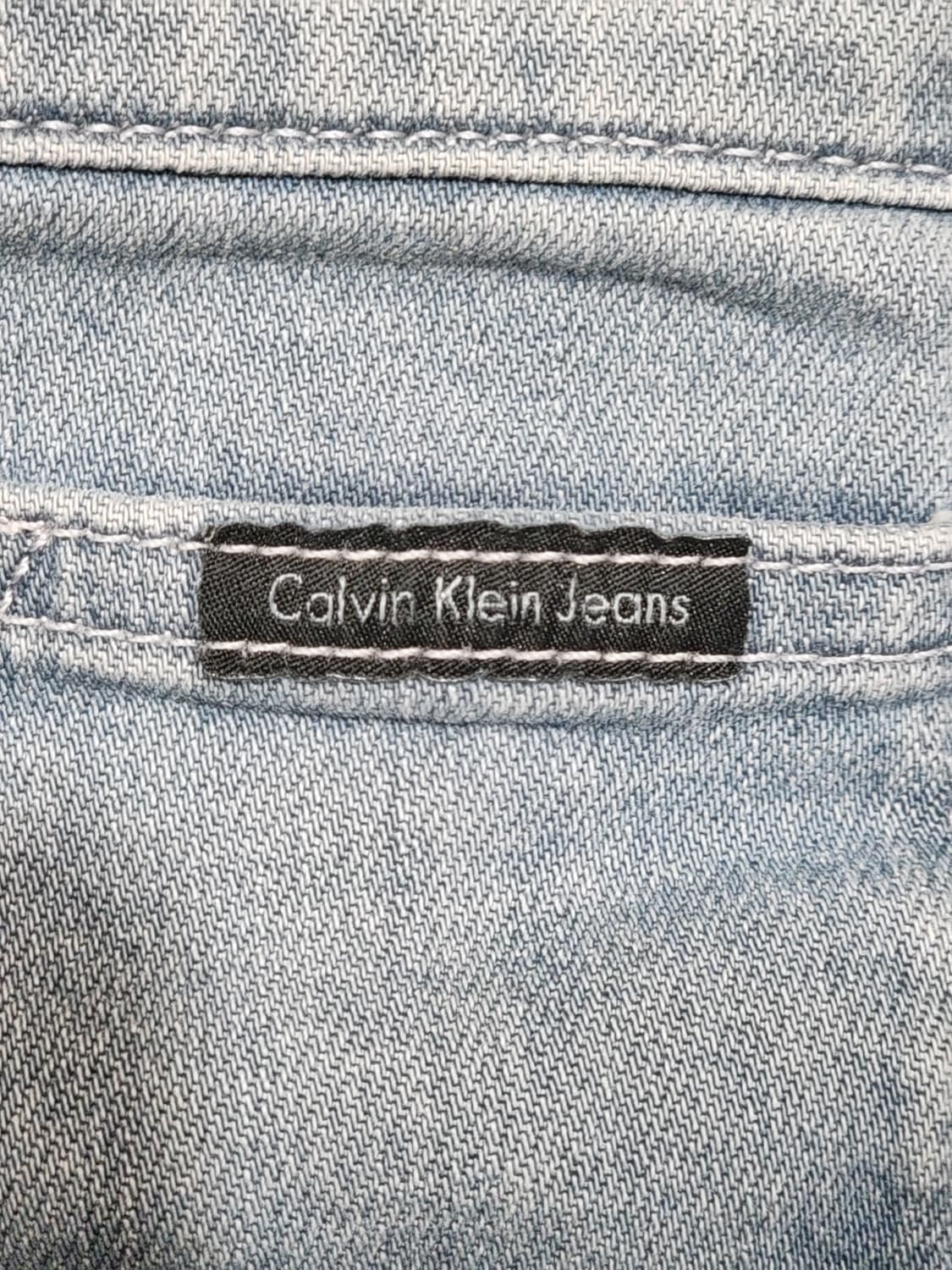 (35) 캘빈클라인 청바지 연청 CK 데님팬츠 스판  상품이미지3