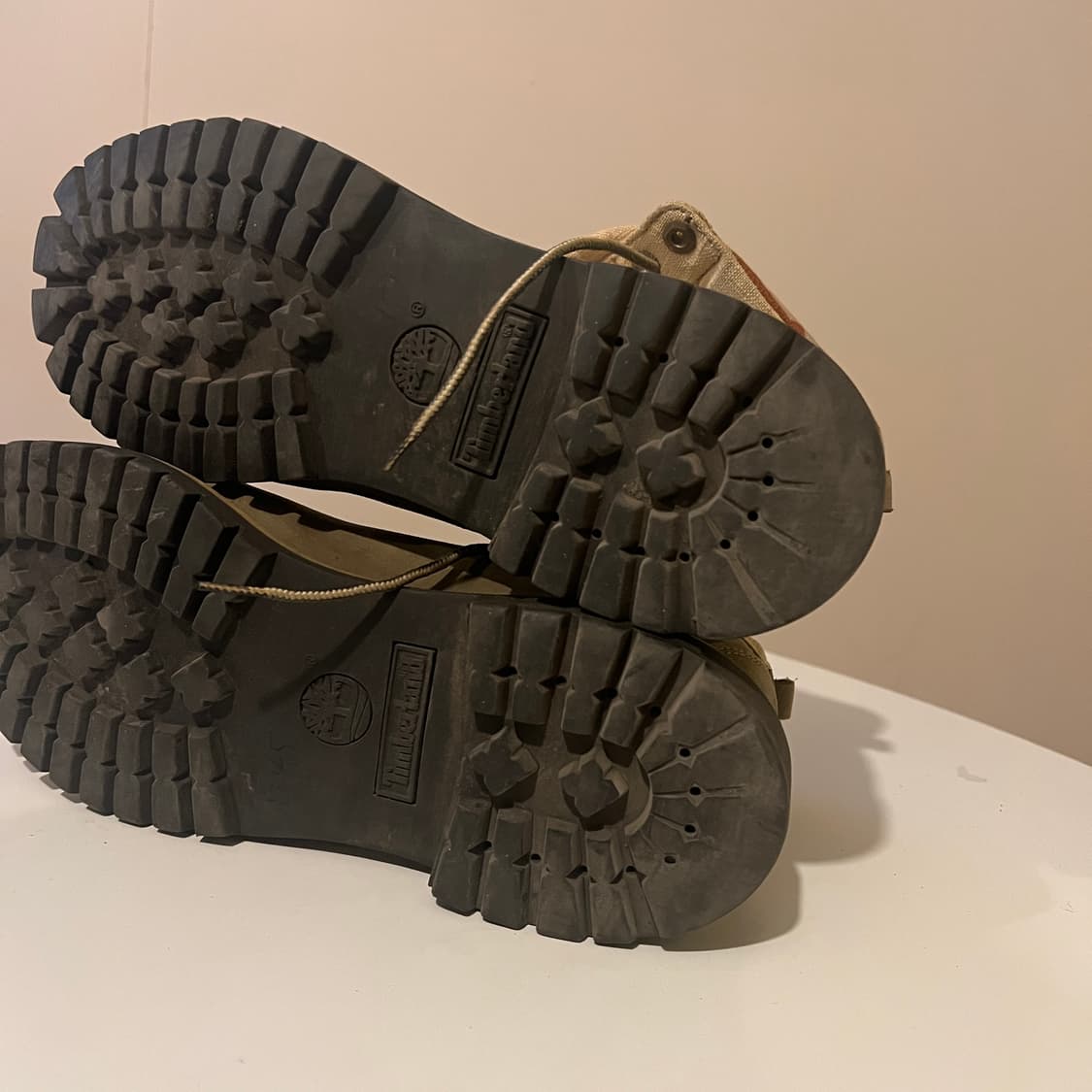 팀버랜드 롤탑 부츠 카키 베이지 상품이미지5