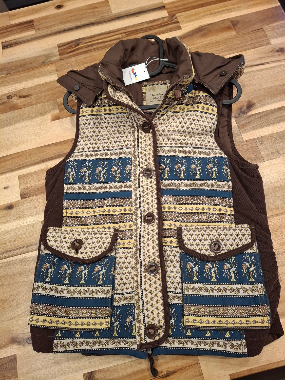 (마지막특가) 써스데이아일랜드 패딩베스트 s 상품이미지1