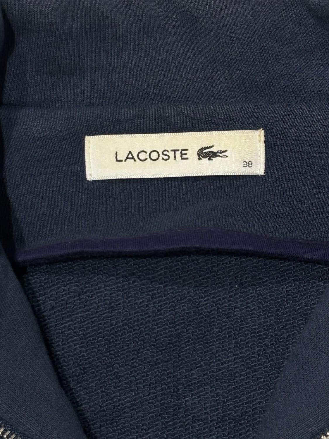 라코스테 네이비 코튼 집업 상품이미지6