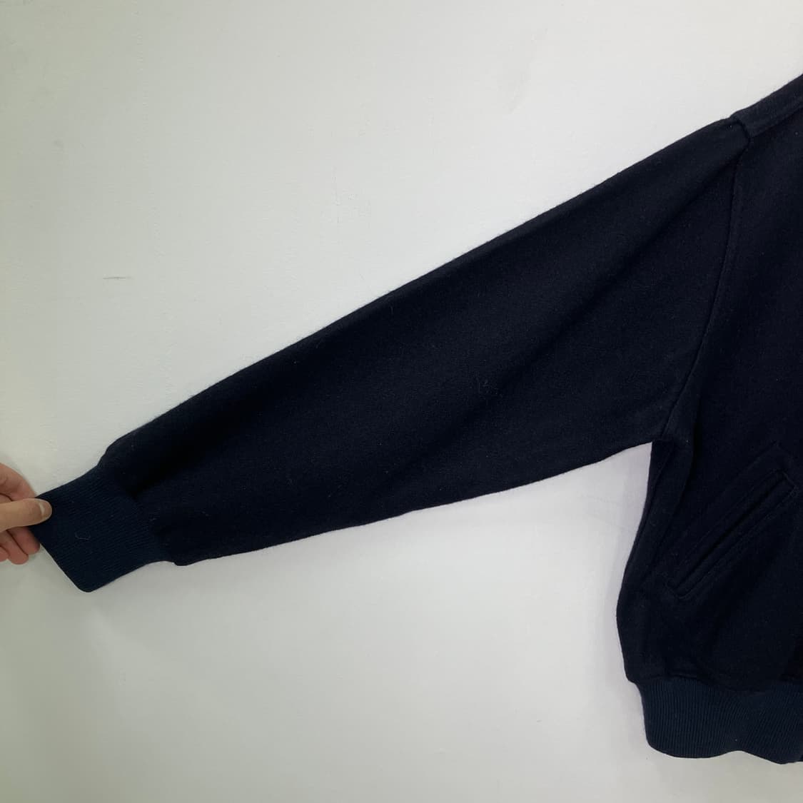 유니온 메이드 네이비 울 바시티 자켓 L 상품이미지6