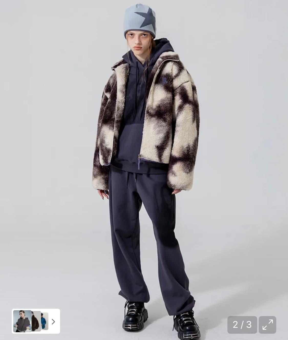 러닝하이 보아 플리스 세르파 자켓 상품이미지1