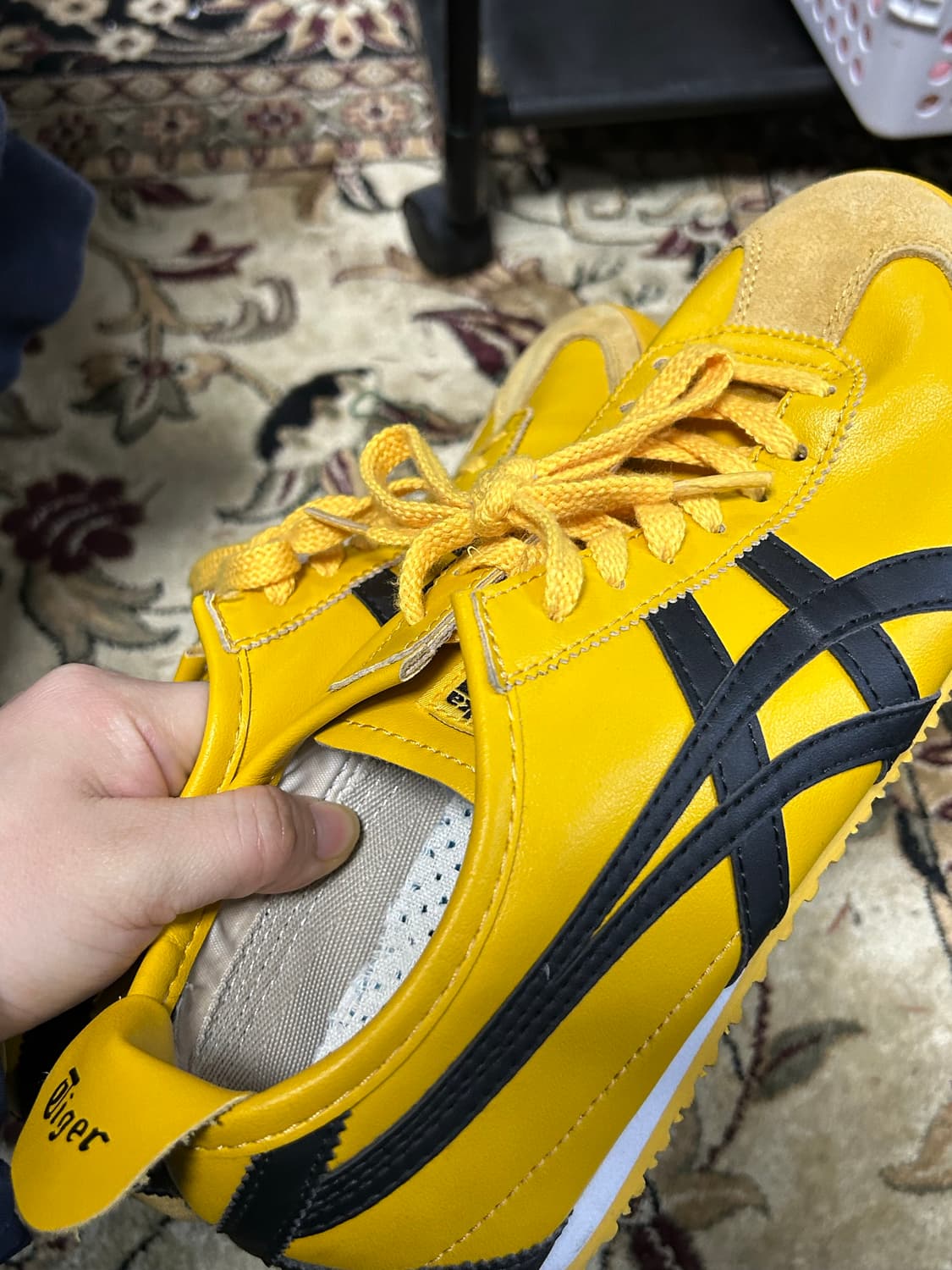 오니츠카타이거 멕시코66 옐로우 블랙 260 상품이미지6