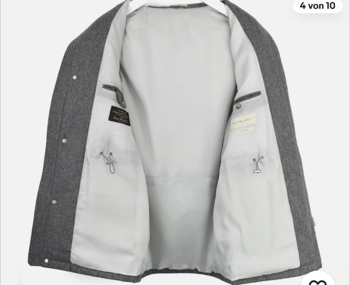 SUITSUPPLY 남성 코트 회색 상품이미지6