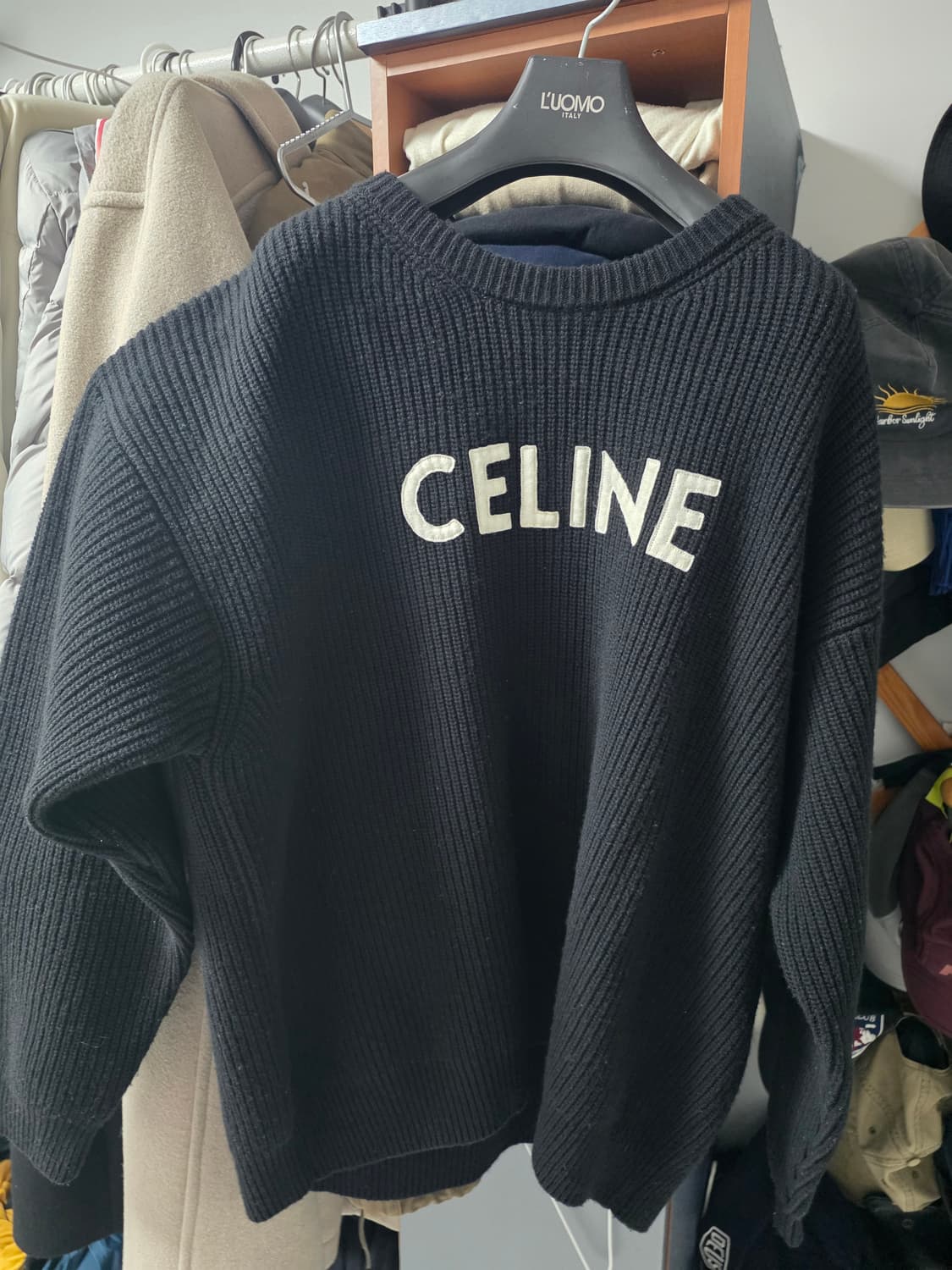 셀린느 리브드 울 니트 XL 사이즈 상품이미지1