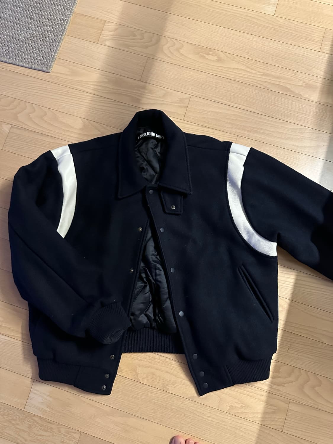 로드 존 그레이 울 바시티 자켓 L 상품이미지3