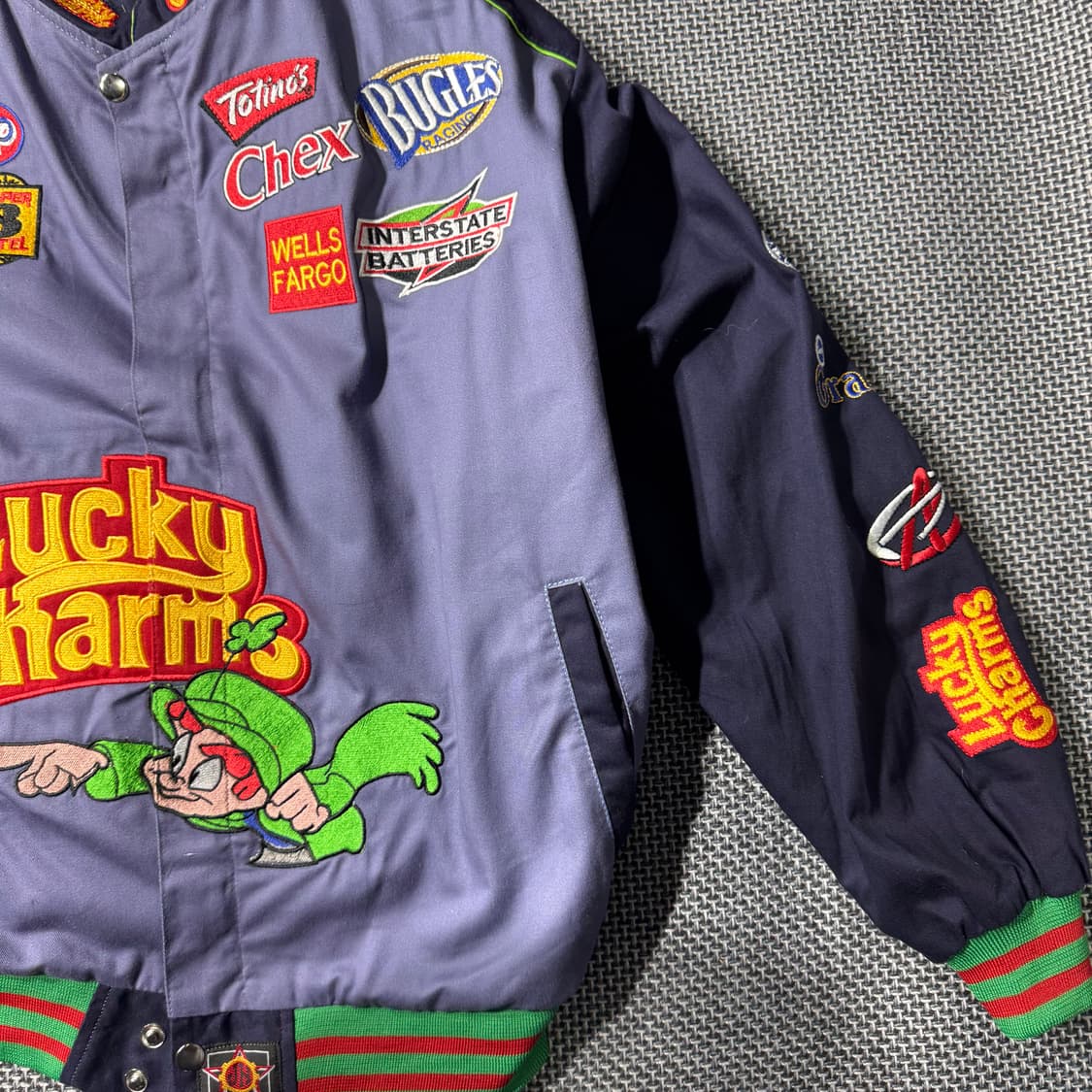 레이싱 자켓 퍼플 ( XL/OLD-8007 ) 상품이미지4