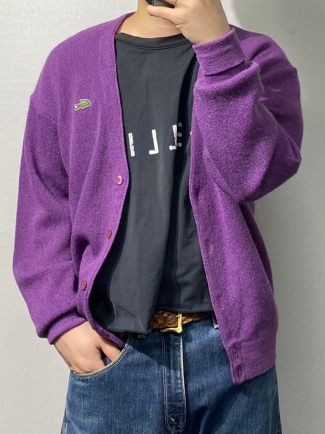 [95] 90s Lacoste 라코스테 빈티지 가디건 상품이미지9