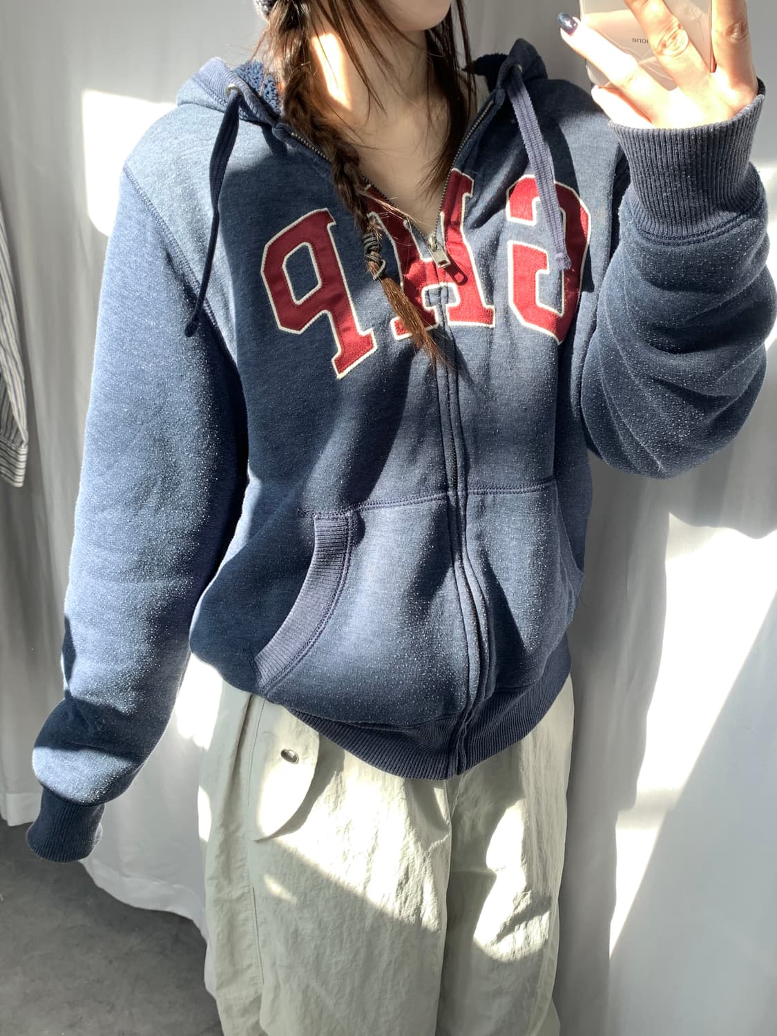 Gap 갭 네이비 후드집업 상품이미지8