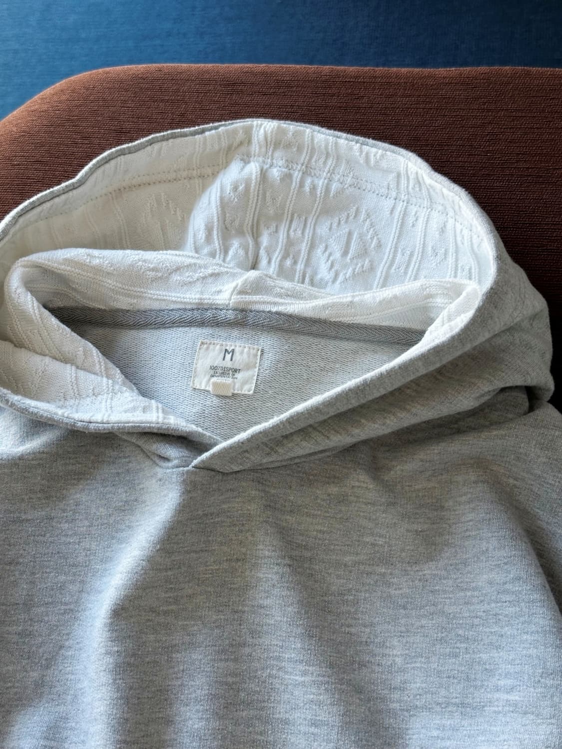 Design fake layered hooded sweat P/O 상품이미지2