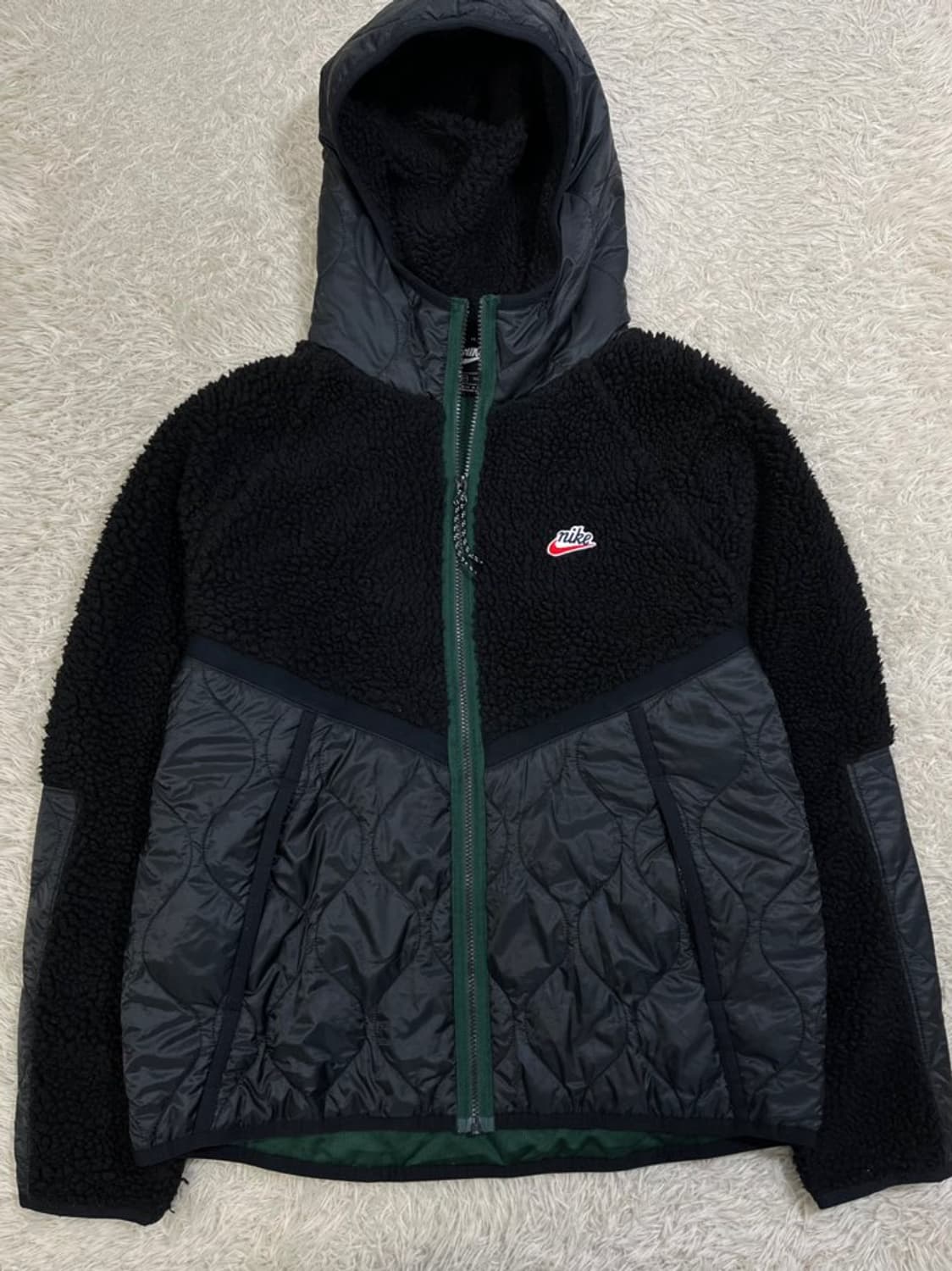 나이키 헤리티지 쉐르파 후리스 후드집업/#2928 상품이미지1