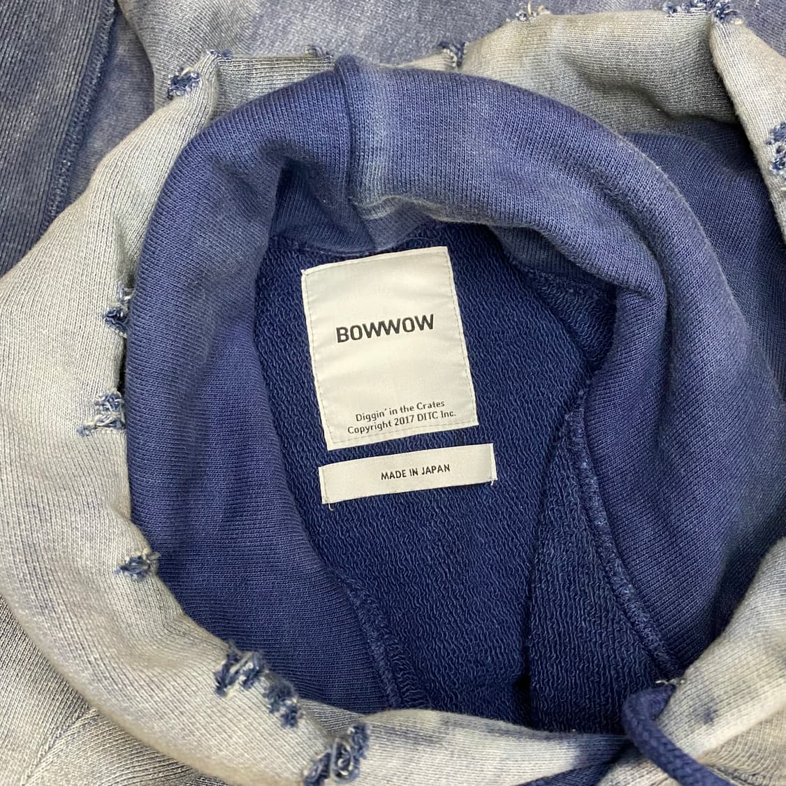 (M) 바우와우 BOWWOW HARD AGEING HOODIE 상품이미지7