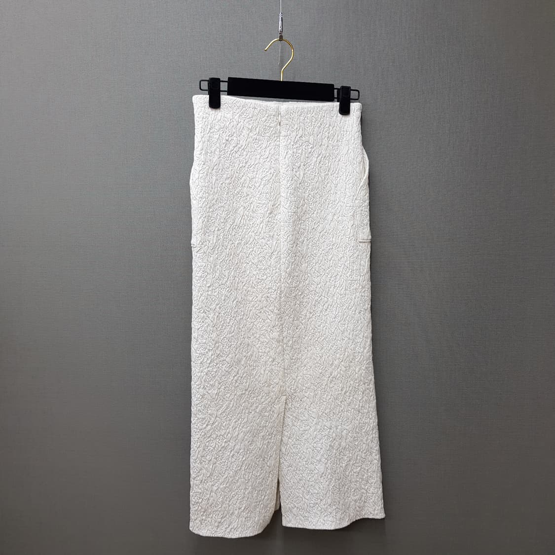 한섬 타임 자가드 텍스처 롱 스커트 61-90사이즈 상품이미지4