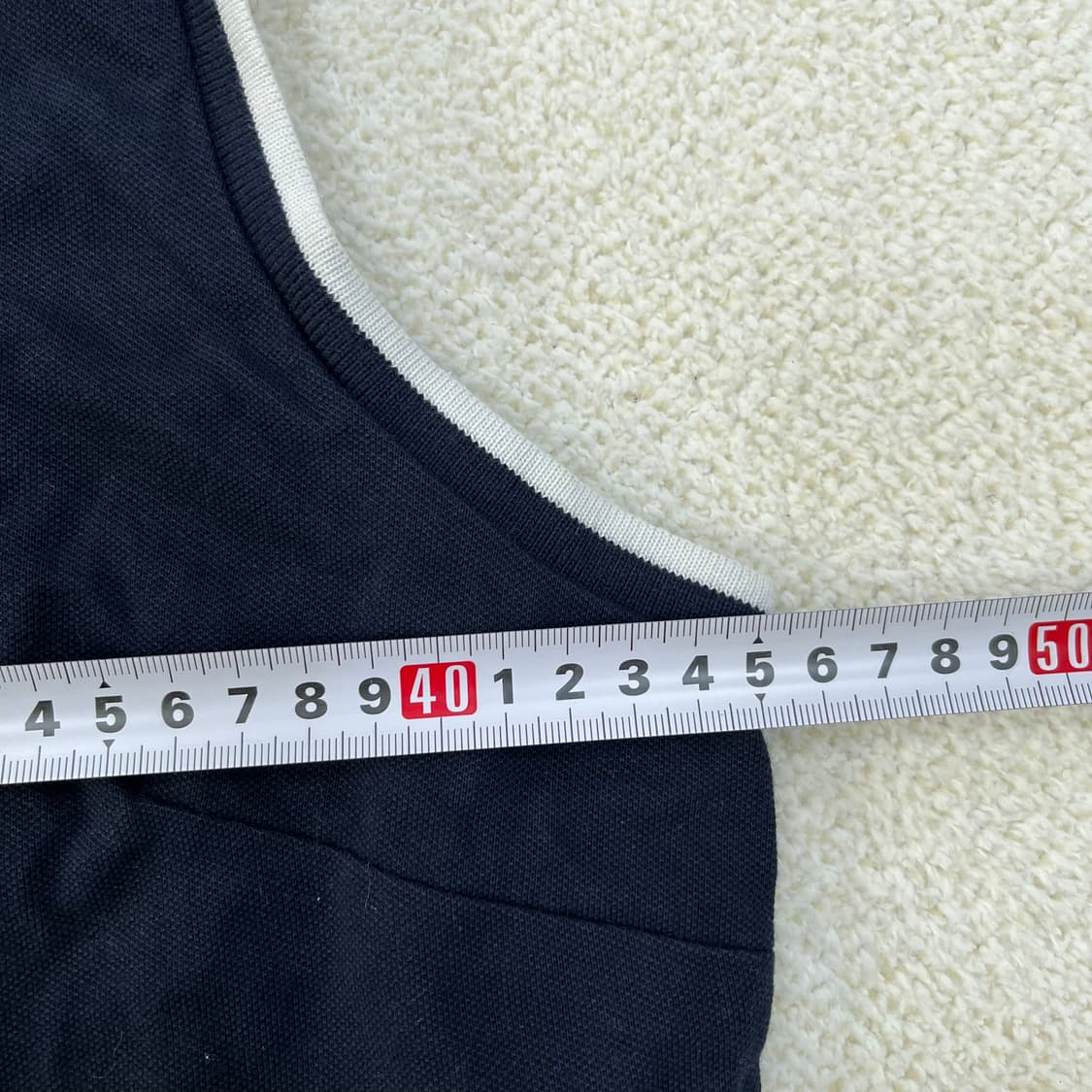 실측확인 타미힐피거 민소매 피케 원피스 0305M 상품이미지6