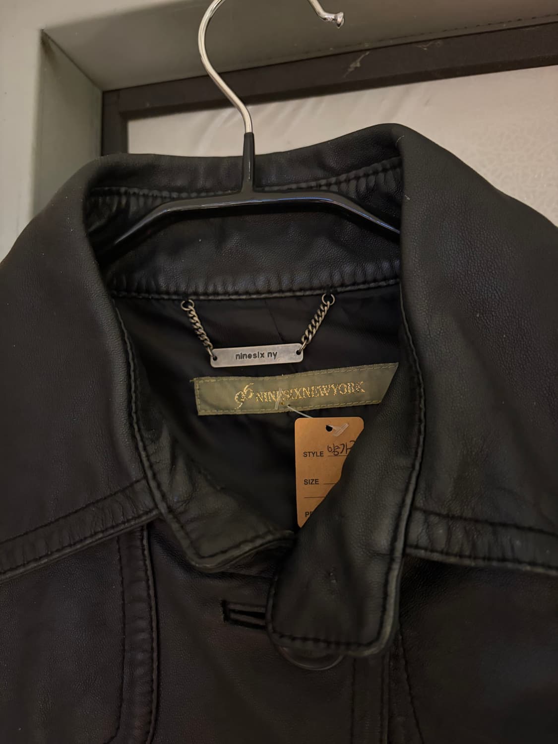 ninesix ny 양가죽 레더자켓 상품이미지5