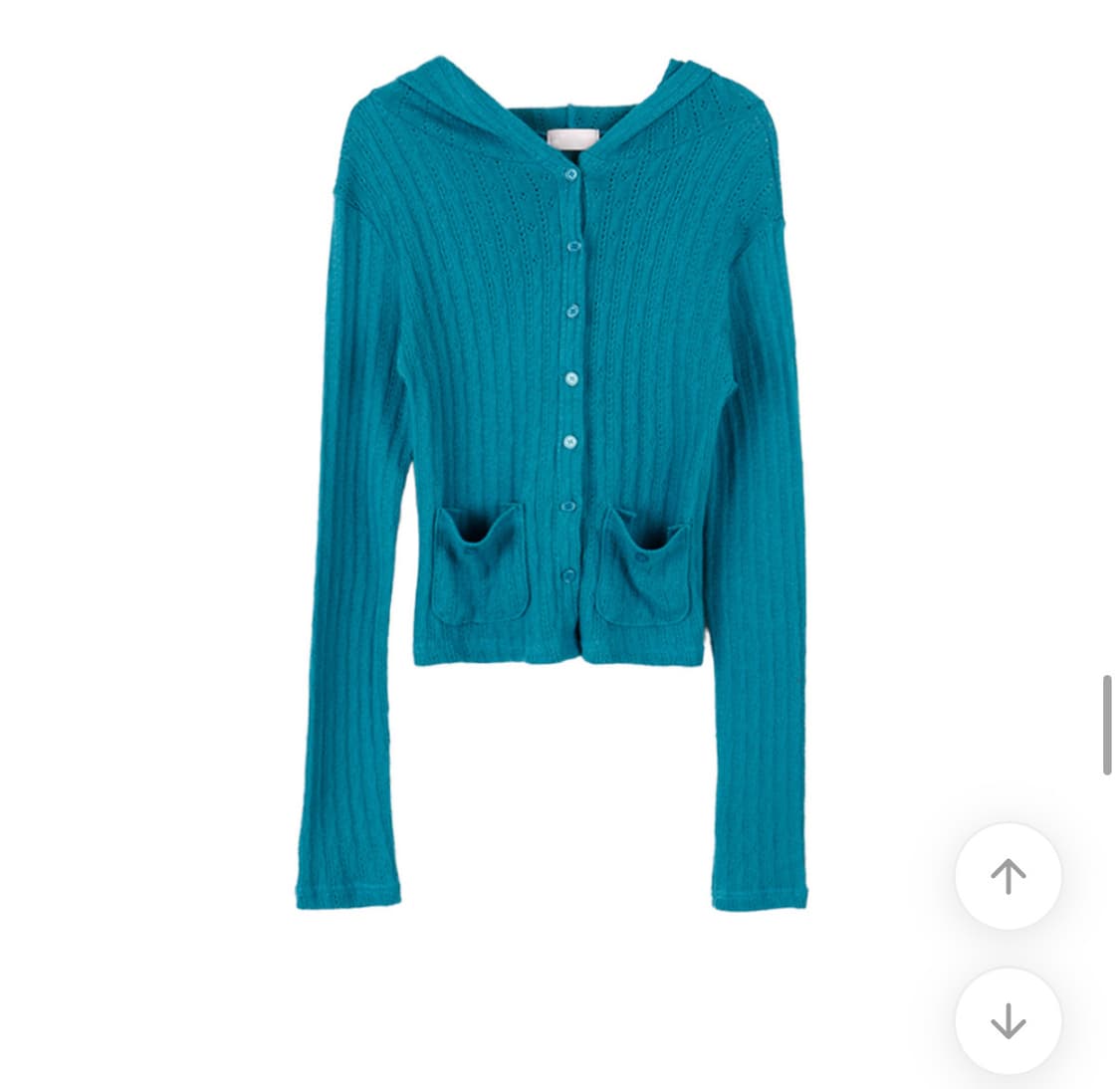 펀칭 후드 가디건 상품이미지1