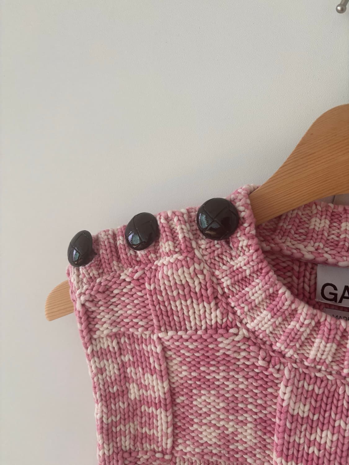 GANNI 가니 버튼 니트 베스트 (사이드 S / 상태좋음) 상품이미지2