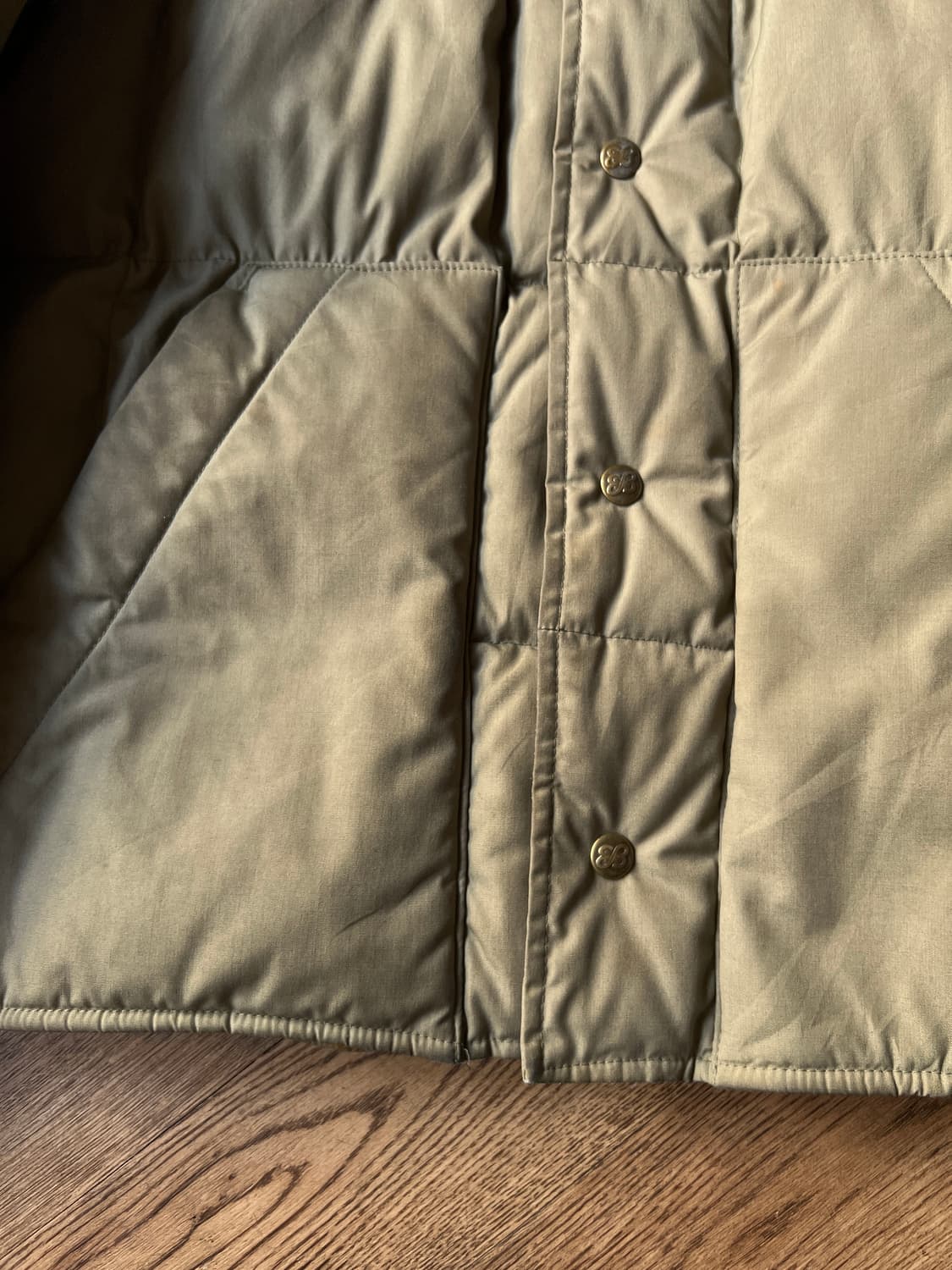 [XL]80's 에디바우어 Made in USA 빈티지 구스다운 자켓 상품이미지3