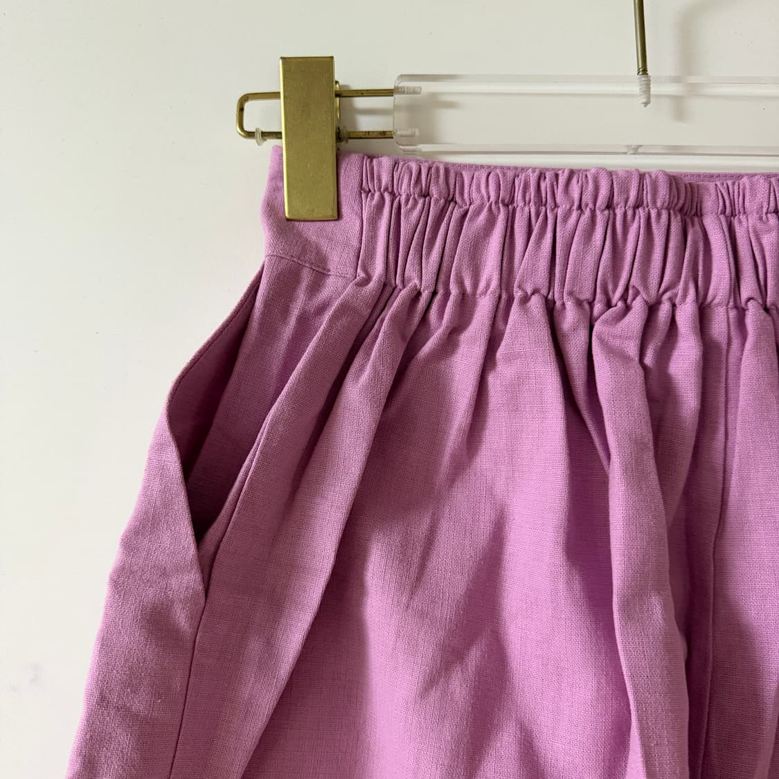 새상품 여자 린넨 반바지 상품이미지3