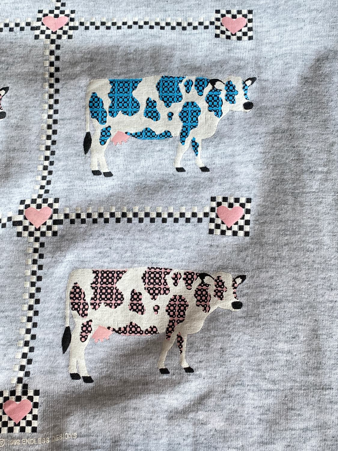 1984‘ Cow Graphic  made in U.S.A 상품이미지5