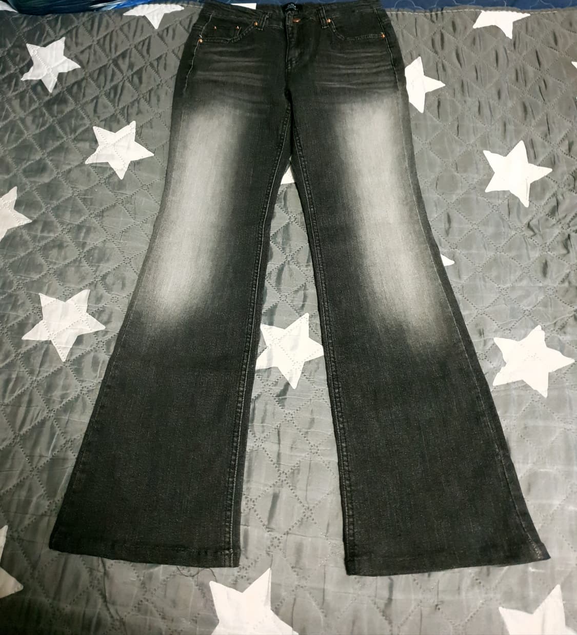 JJIM 빈티지워싱 로우라이즈 부츠컷 스판 데님팬츠 (M) 4종류 상품이미지3