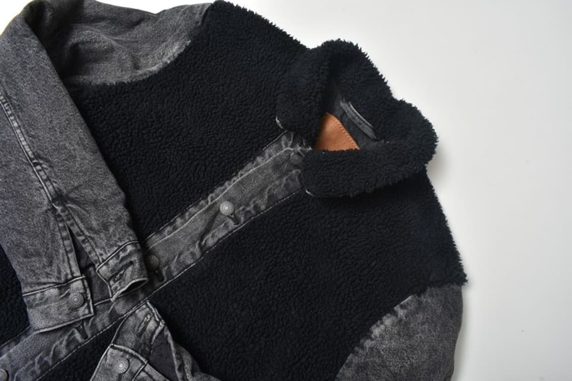 리바이스 그레즐리 쉐르파 트러커 자켓 L N1083 상품이미지4