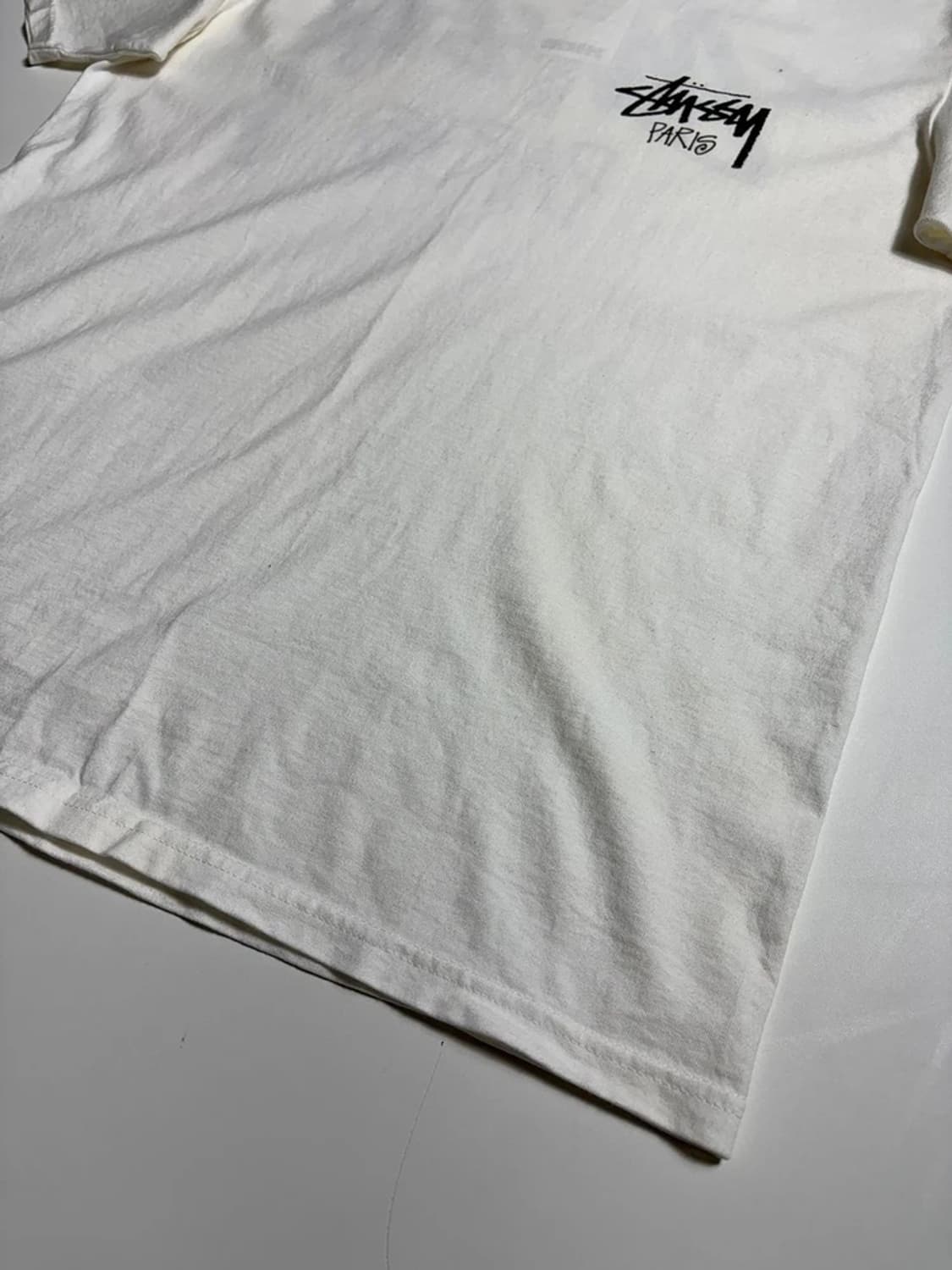 스투시 STUSSY 스탁 파리 코튼 반팔 티셔츠 R2193 상품이미지5