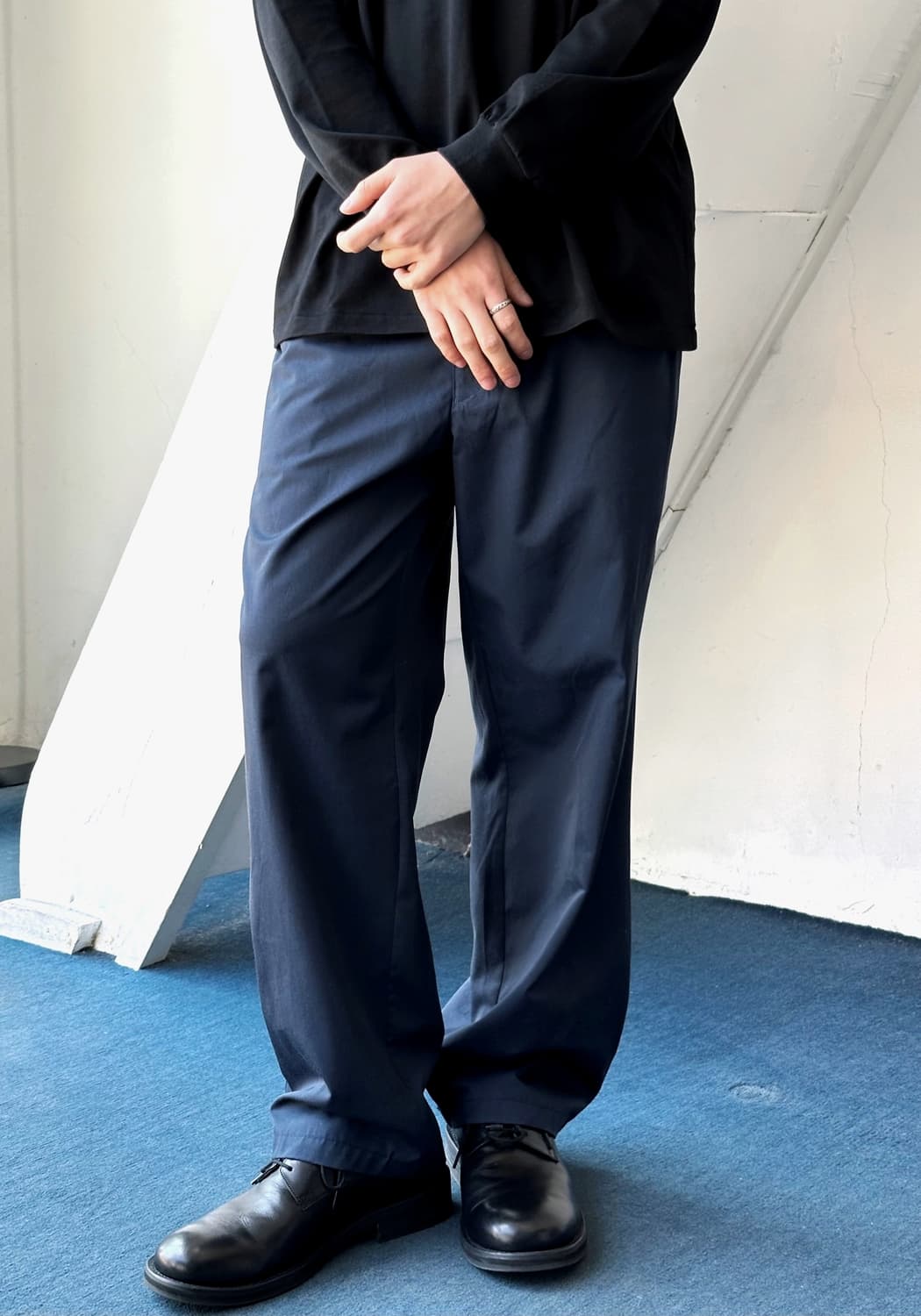 High count fabric design easy pants 상품이미지5