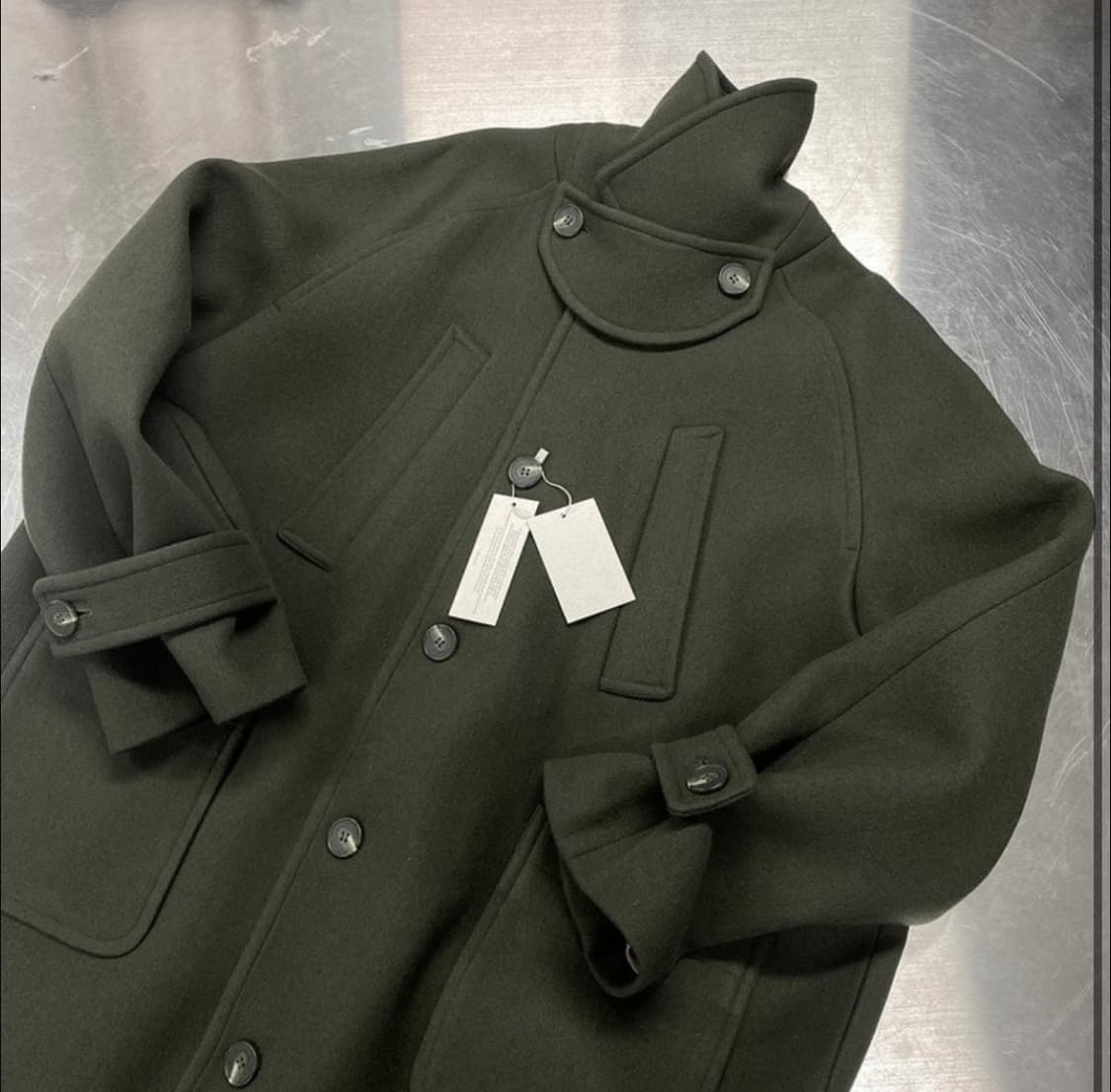 언더마이카 마제인 majanne 코트 카키 1 상품이미지1