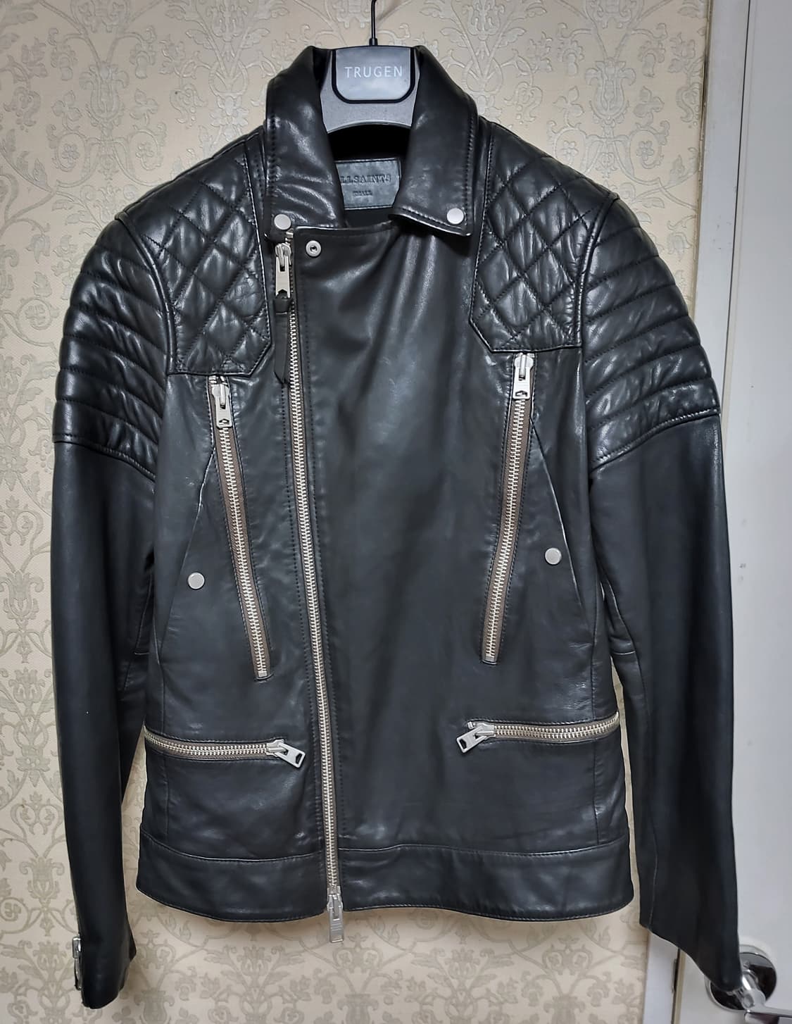 올세인츠 양가죽 콘로이바이커자켓 상품이미지1