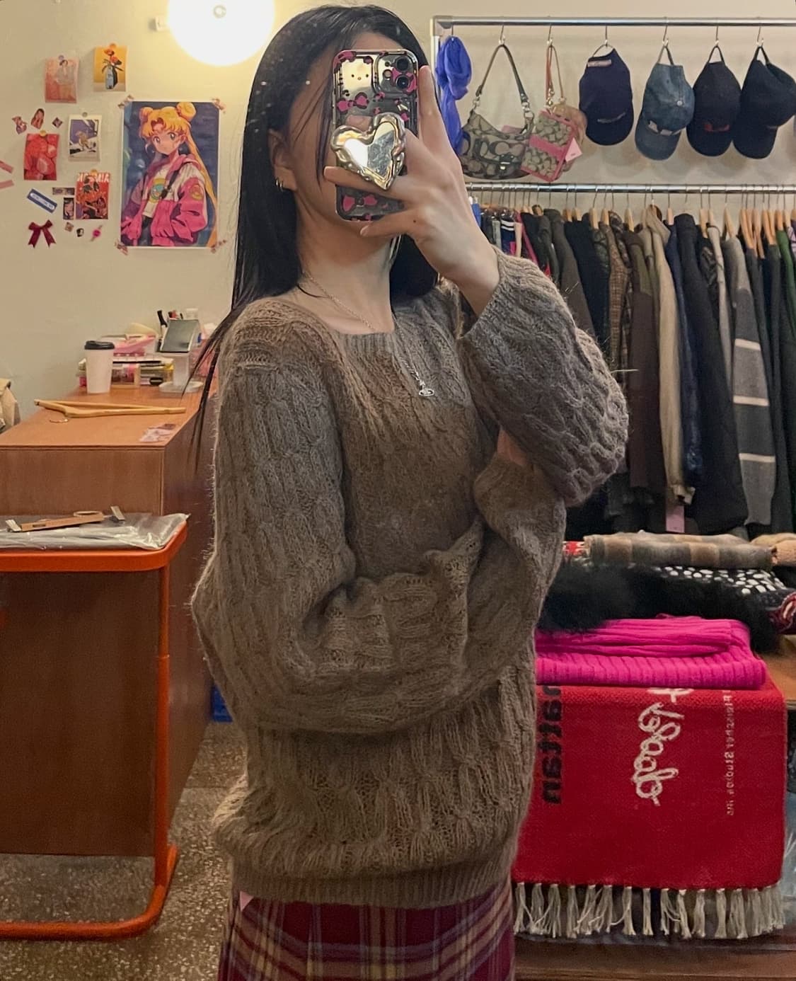 베이지 케이블 니트 [무배] 상품이미지2