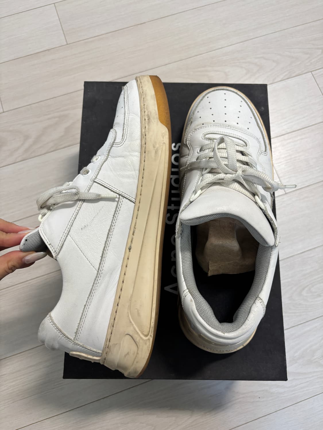 아크네 스튜디오 페리 레이스업 스니커즈 EU42 상품이미지3