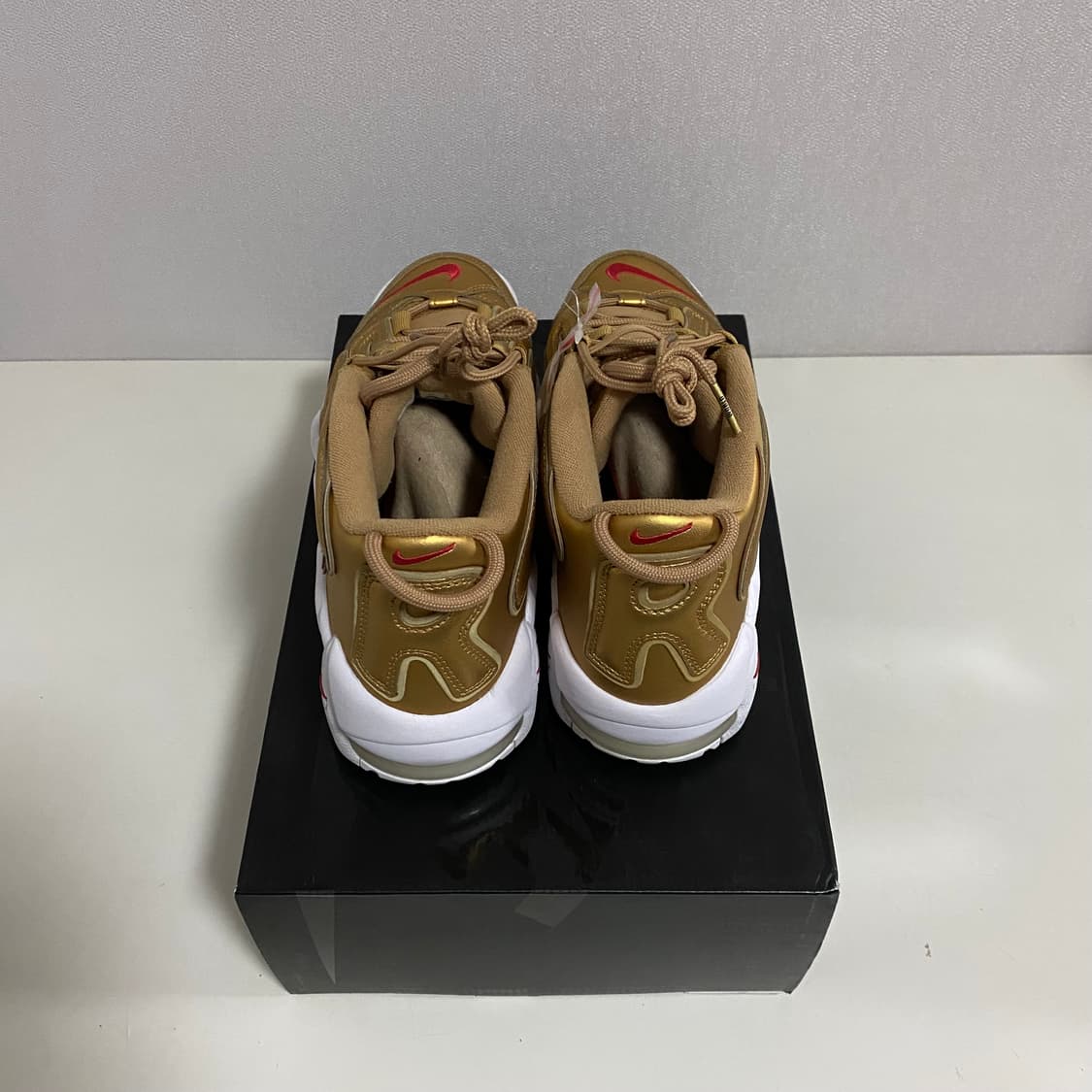 [265] 17SS 슈프림 Supreme 나이키 에어 모어 업템포 골드 상품이미지4