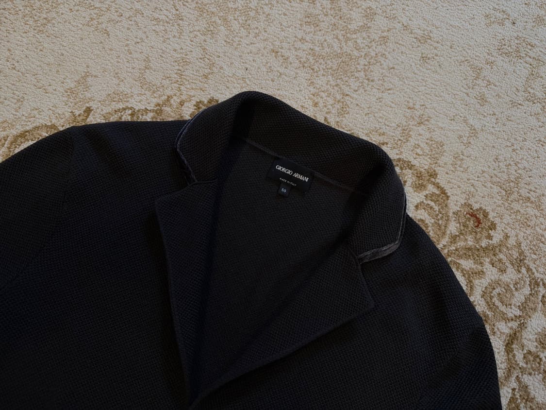 조르지오 아르마니 니트 패브릭 테일러드 자켓 100 상품이미지2